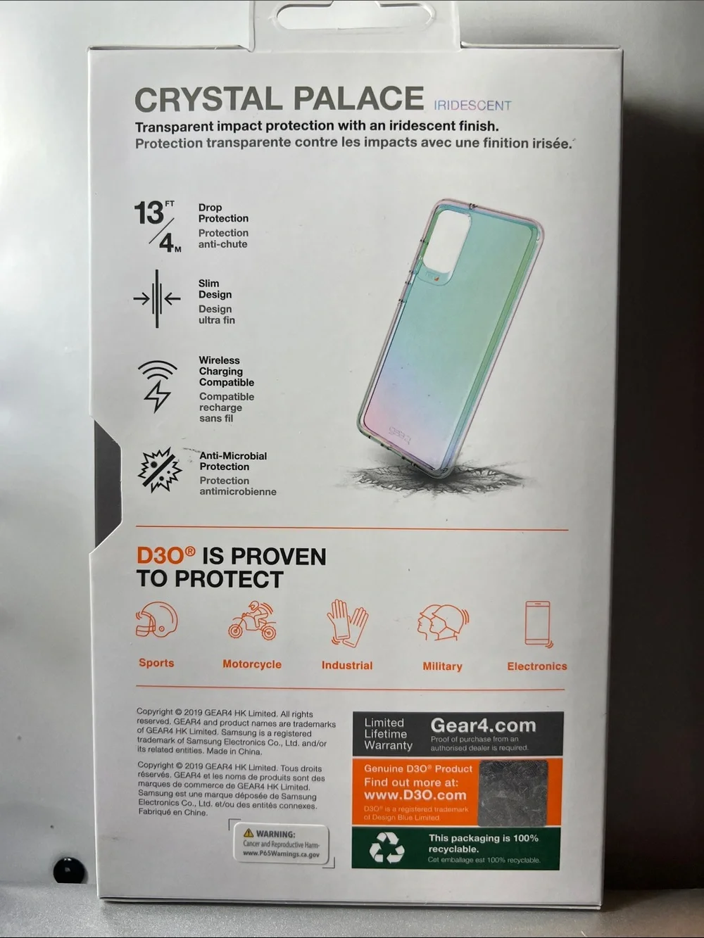 Samsung Crystal Palace Iridescent Phone Case - Multicolor Shift